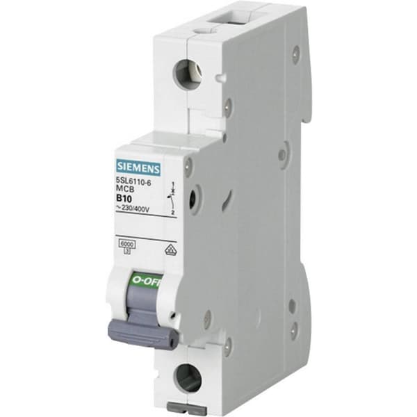 Siemens 5SL61107 Automatsäkring 1-polig 10 A 230 V, 400 V