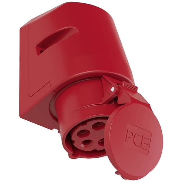 PCE 115-6R CEE väggkoppling 16 A 5-polig 400 V 1 st