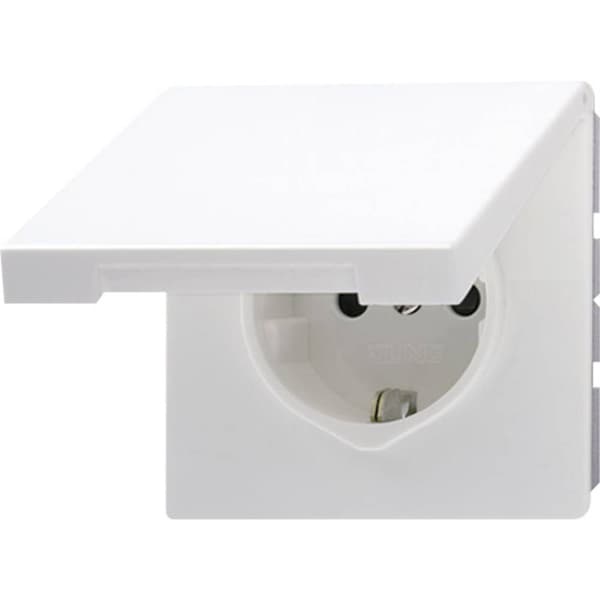 Jung Insats Vägguttag LS plus, LS design, LS 900 Alpinvit LS1520KLWW 1 st