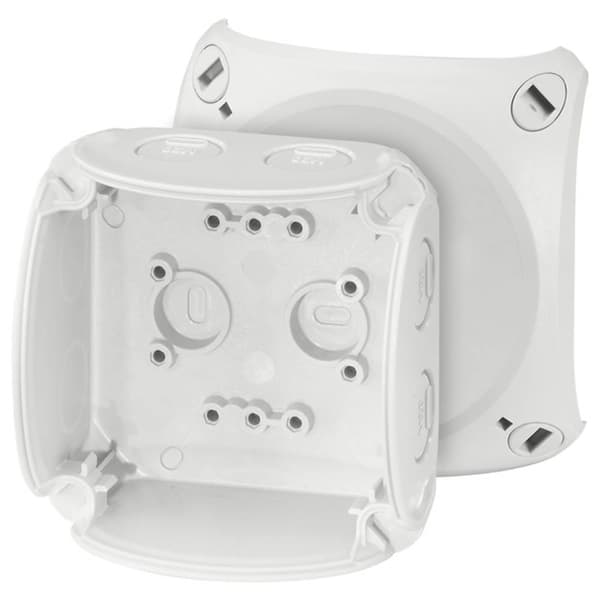 Hensel KF 0200 G Avgreningsbox (L x B x H) 62 x 93 x 93 mm Grå-vit (RAL 7035) IP66, IP67, IP69 1 st