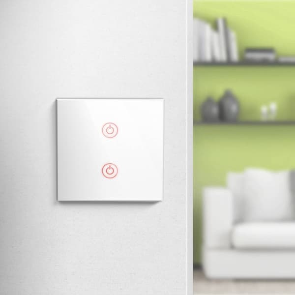 Hama Wi-Fi Väggströmbrytare Alexa, Google Home