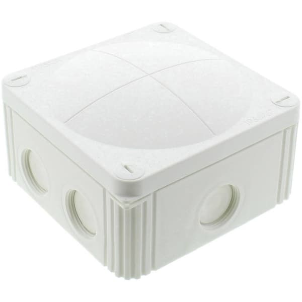 Wiska COMBI 607/5/W Avgreningsbox (L x B x H) 110 x 110 x 60 mm Cremevit IP66/IP67 1 st