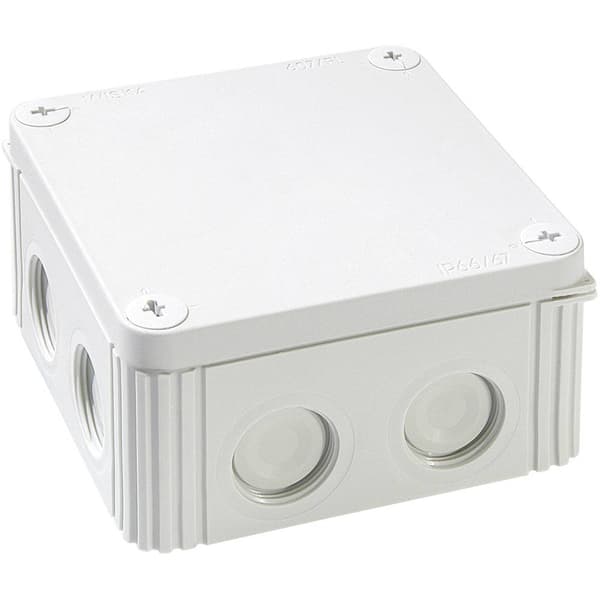 Wiska COMBI IND 607/leer Avgreningsbox (L x B x H) 110 x 110 x 57 mm Ljusgrå IP66/IP67 1 st