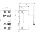 Miniatyrbild 3 av 4: Siemens 5SV33126 Jordfelsbrytare A 2-polig 25 A 0.03 A 230 V