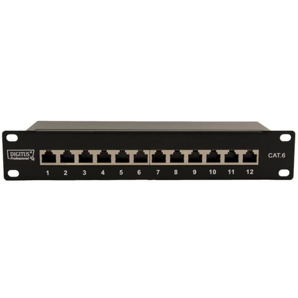 Patchepanel 10 Kat 6 12 port, STP LinkIT