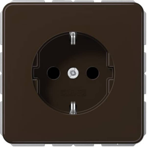 Jung 1x Insats Vägguttag Brun CD1520BR 1 st