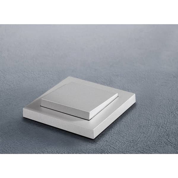 Täckram GIRA E2, Standard 55, System 55 Aluminium 1 st