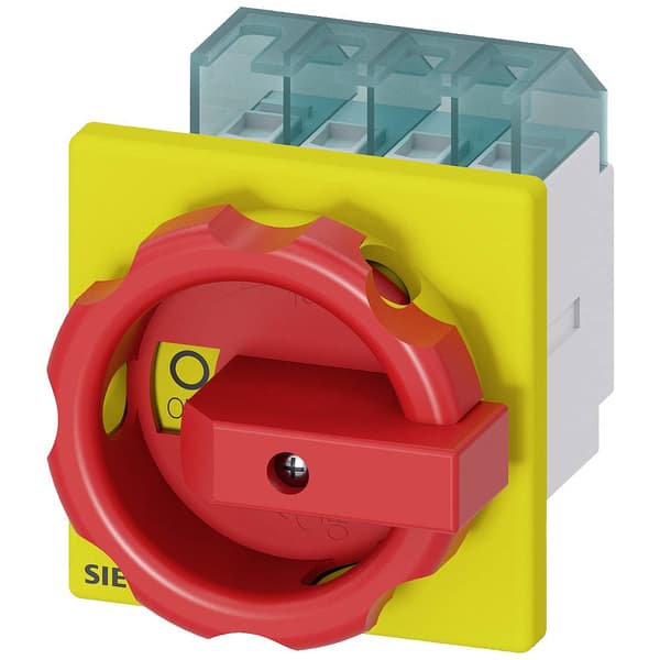 Lastseparationsbrytare Röd, Gul 3-polig 6 mm² 16 A 690 V/AC Siemens 3LD20030TK53