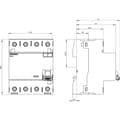Miniatyrbild 4 av 4: Siemens 5SV33466KL Jordfelsbrytare A 4-polig 63 A 0.03 A 400 V