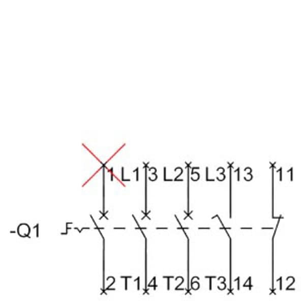 Lastseparationsbrytare Röd, Gul 3-polig 16 mm² 32 A 690 V/AC Siemens 3LD22030TK53