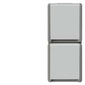 Miniatyrbild 1 av 4: Siemens Inomhus strömställare 2x Grå 5UB4723 1 st