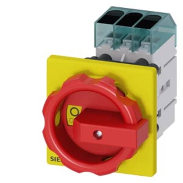 Lastseparationsbrytare Röd, Gul 3-polig 16 mm² 16 A 690 V/AC Siemens 3LD30540TK53