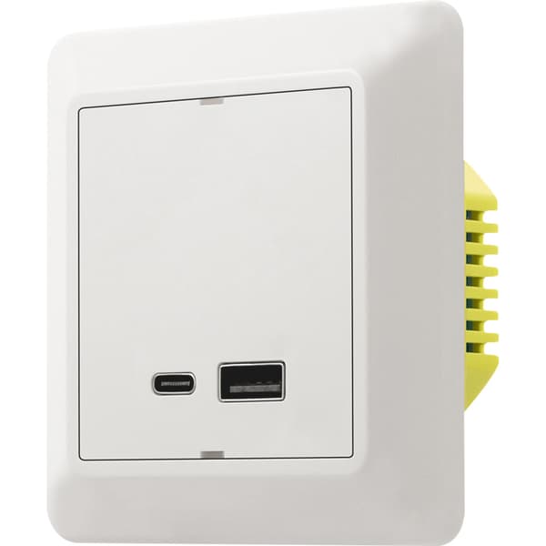 Namron USB A+C lader 3A