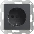 Miniatyrbild 1 av 2: GIRA Insats Vägguttag System 55, Standard 55, E2, Event, Event Clear, Event opak, Esprit, ClassiX Antracit 018828 1 st