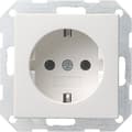 Miniatyrbild 1 av 2: GIRA Insats Vägguttag System 55, Standard 55, E2, Event, Event Clear, Event opak, Esprit, ClassiX Renvit, Matt 018827 1