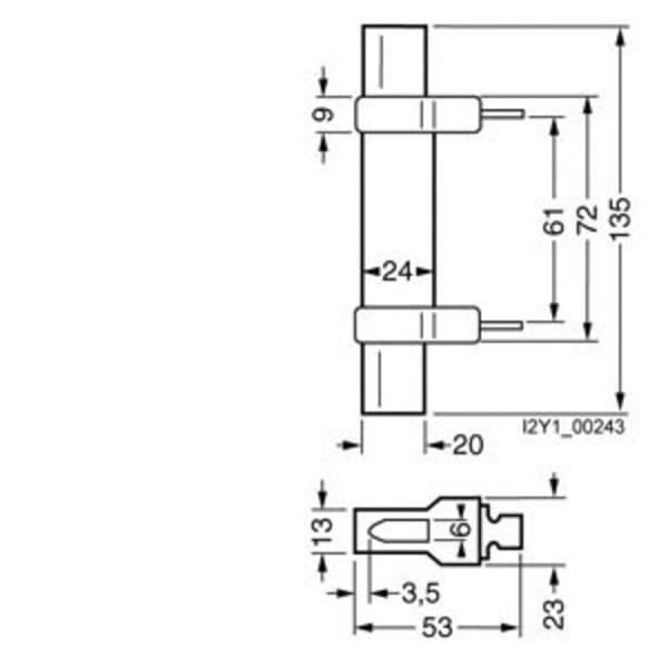 Siemens 3NG1202 NH-delningskniv Säkringsstorlek = 1 250 A 1 st