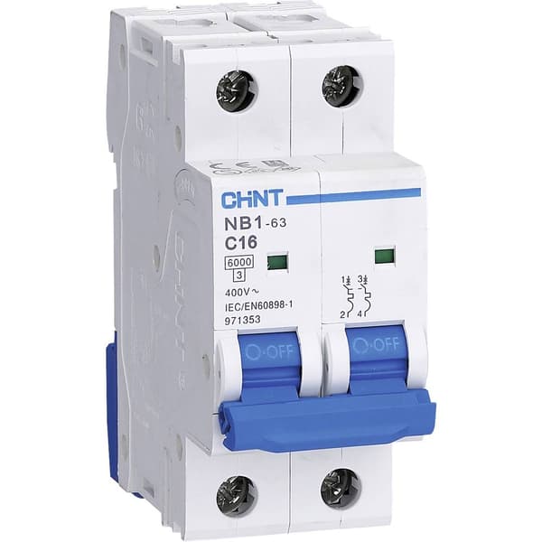 Chint 179643 NB1L Automatsäkring 2-polig 13 A