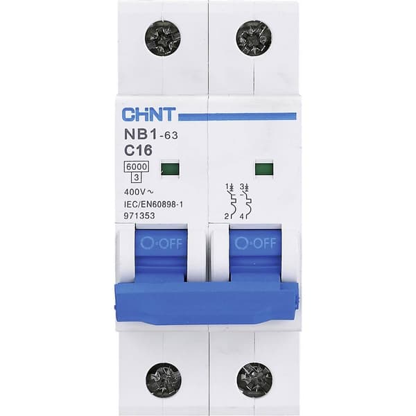 Chint 179643 NB1L Automatsäkring 2-polig 13 A