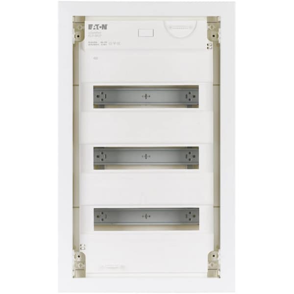 Eaton 178802 KLV-36UPP-F Normkapsling Infälld Moduler totalt = 12 Antal serier = 3 Innehåll 1 st
