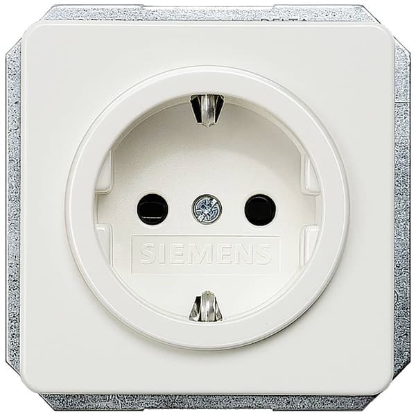 Siemens Inomhus strömställare Kontaktskydd Delta Vit 5UB1405 1 st
