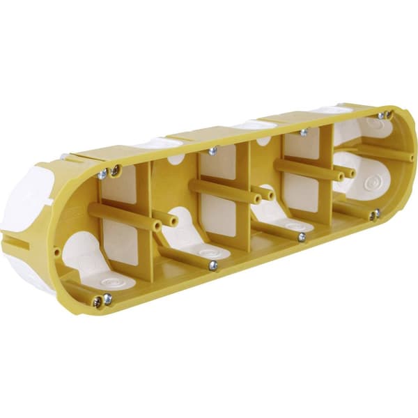 KOPOS KPL 64-50/4LD_NA Apparatdosa för hålvägg Vindtät (L x B x H) 280 x 68 x 50 mm 1 st