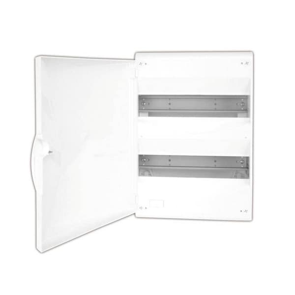 Eaton 110158 BC-A-2/26-TW-G Normkapsling Utanpåliggande Moduler totalt = 26 Antal serier = 2 Innehåll 1 st