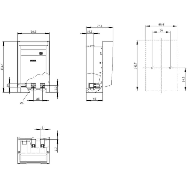 Siemens 3NP11231CA20 Säkringslastsepareringsbrytare 3-polig 160 A 690 V/AC 1 st
