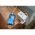 Miniatyrbilde 3 av 3: Bordenhet S, strømuttak + USB A+C Antrasitt
