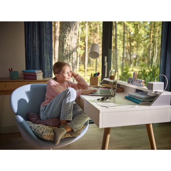 Bordenhet S, strømuttak + USB A+C Antrasitt