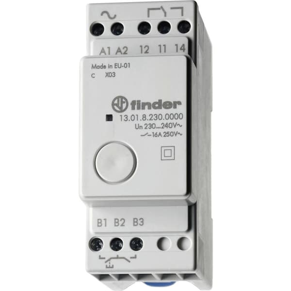 Strömstötsrelä DIN-skena Finder 13.01.0.024.0000 1 switch 24 V DC/AC 1 st