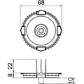 Miniatyrbild 3 av 3: OBO Bettermann 2003760 Signallock 50 st
