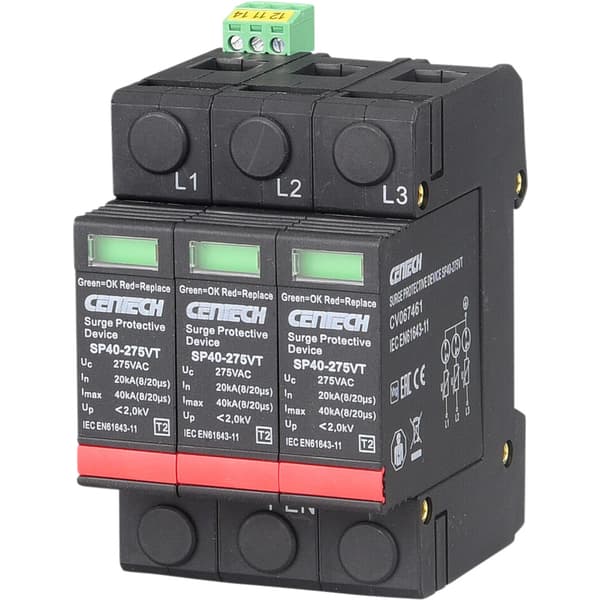 Overspenningsvern 3P T2 275V GDT m/signalkontakt