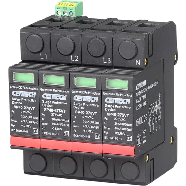 Overspenningsvern 4P T2 275V GDT m/signalkontakt