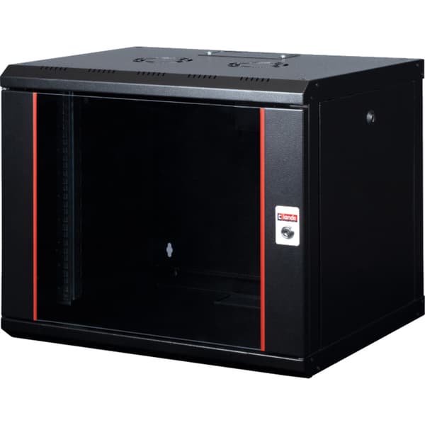 Lande Veggskap Sort 9U B600xD600xH505