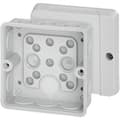 Miniatyrbild 1 av 2: Hensel DE 9320 Kopplingsdosa (L x B x H) 88 x 88 x 50 mm Grå IP55 1 st