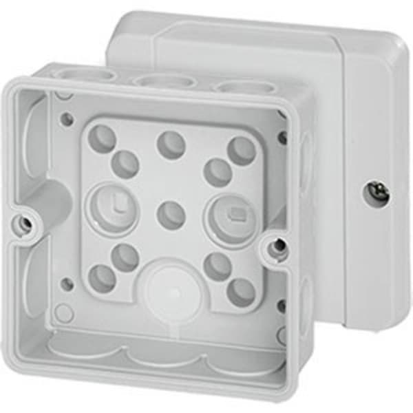 Hensel DE 9320 Kopplingsdosa (L x B x H) 88 x 88 x 50 mm Grå IP55 1 st