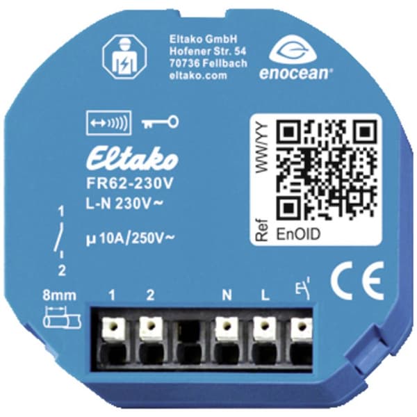 Eltako FR62-230V Trådlös Ställdon Infälld