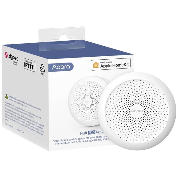 Aqara HM1S-G02 Trådlös central Vit Apple HomeKit, Alexa, Google Home