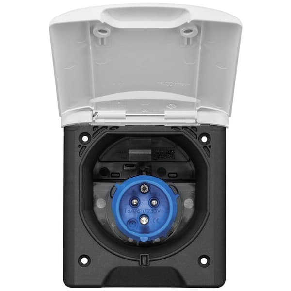 AS Schwabe 62470 CEE-matningskontakt 3-pol 16 A 230 V 1 st