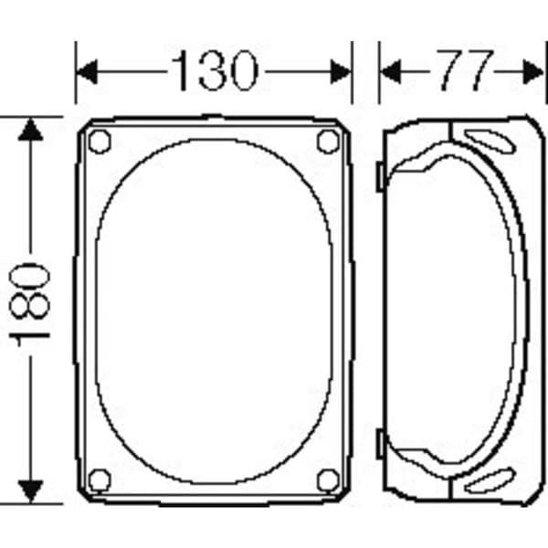 Hensel DK 1010 G Avgreningsbox (L x B x H) 180 x 130 x 77 mm Grå IP66 1 st