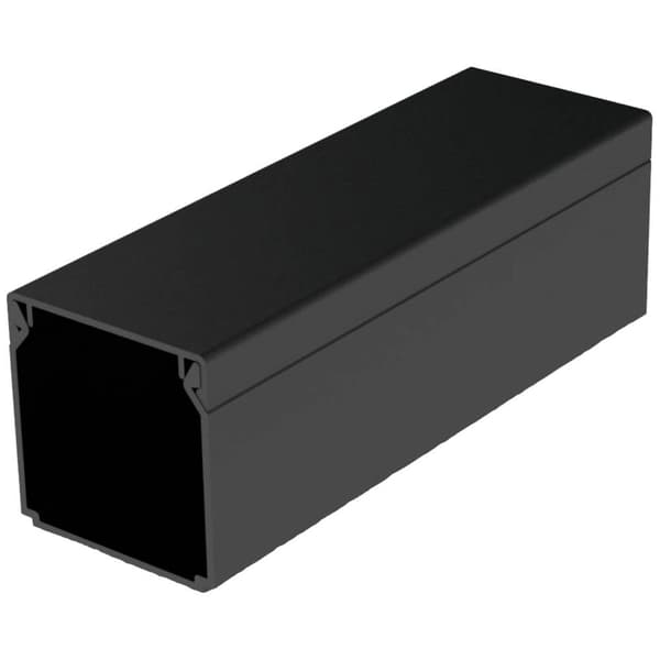 KOPOS LHD 40X40_FD Kabelkanal Elektronikinstallationskanal (L x B x H) 2000 x 40 x 40 mm 2 m Svart