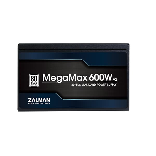 Zasilacz MegaMax 600W V2 80+ STD EU ZM600-TXII