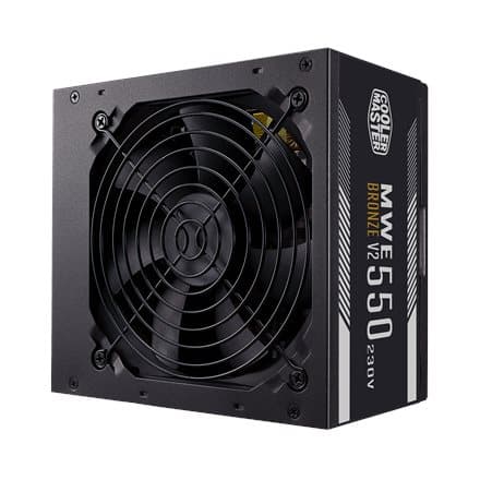 Zasilacz MWE Bronze 550W V2 80+ Bronze Sort