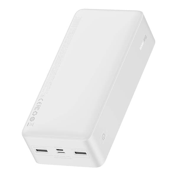 Baseus Bipow Powerbank 30000mAh / 15W Hvit