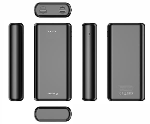 Swissten Line Power Power Bank USB / USB-C / Micro USB / 20W / 20000 mAh