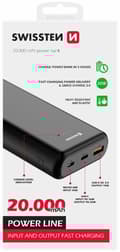 Pikkukuva 2 / 4: Swissten Line Power Power Bank USB / USB-C / Micro USB / 20W / 20000 mAh