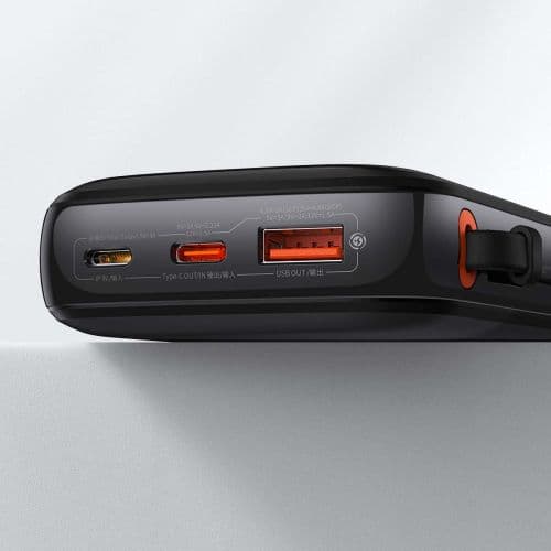 Baseus Qpow PRO Powerbank with cable 10 000mAh 22.5W Sort