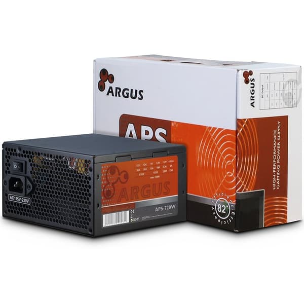 Power Supply Inter Tech Tech Argus APS-720W, 720W, ATX, 80+ Svart