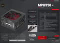 Miniatyrbillede 6 af 6: Mars Gaming MPIII750 Power Supply  ATX 750W