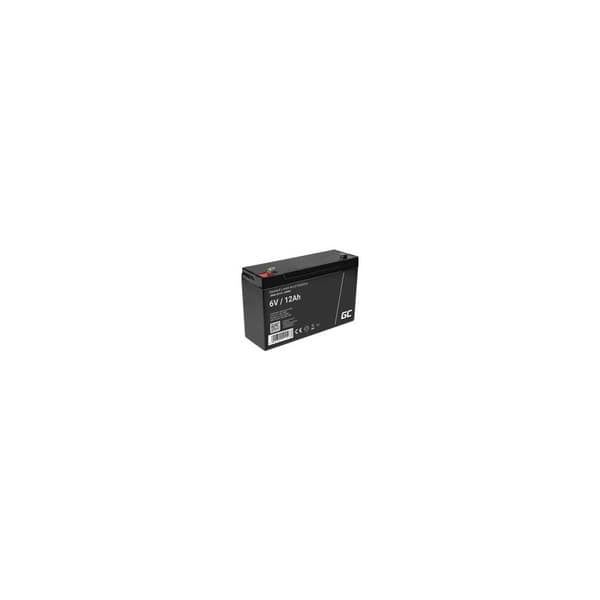 Green Cell AGM Battery 6V 12Ah 12.000 mAh Sealed Lead Acid (VRLA)